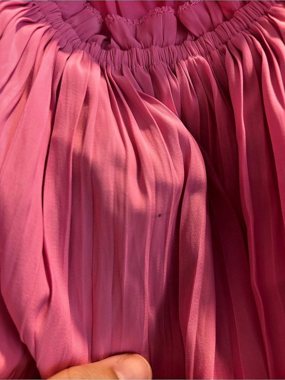NWT Ramy Brook Ramy Brook Rose One-Shoulder Ruffle Pleated Top - Picture 6 of 9